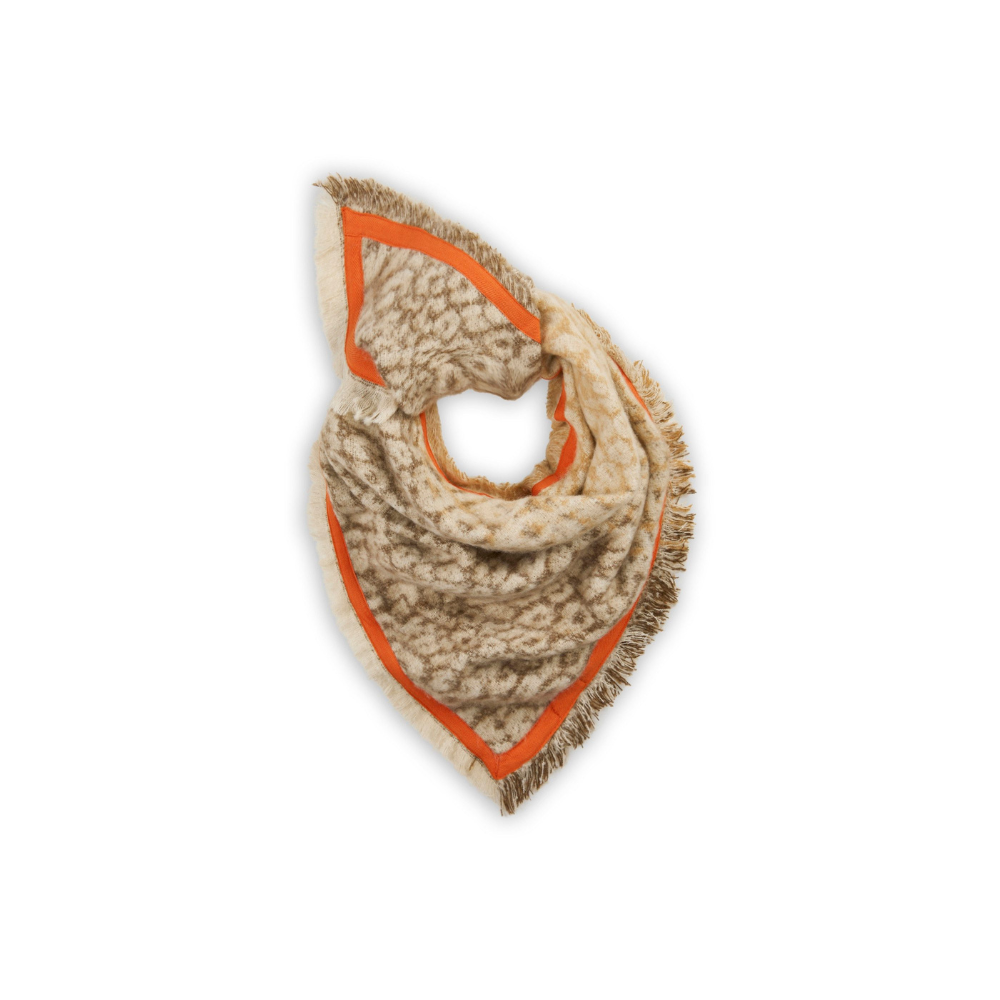 Codello Dreieckstuch mit Leo-Fellmuster