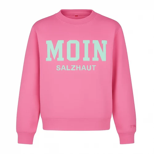 Salzhaut Sweatshirt Tagel Farbe Pink