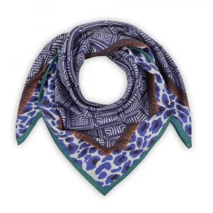 Codello Dreieckstuch aus Wolle mit Grafik-Muster