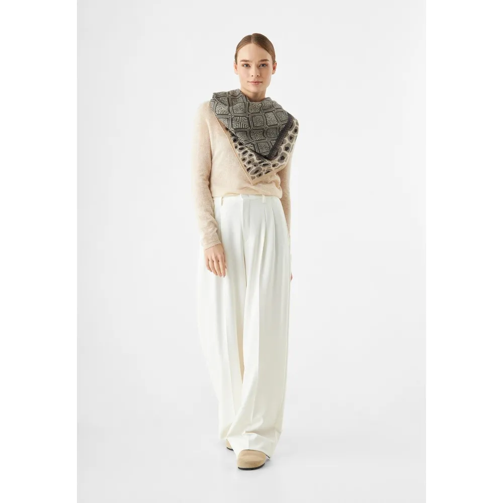 Codello Dreieckstuch aus Wolle mit Grafik-Muster – Bild 7