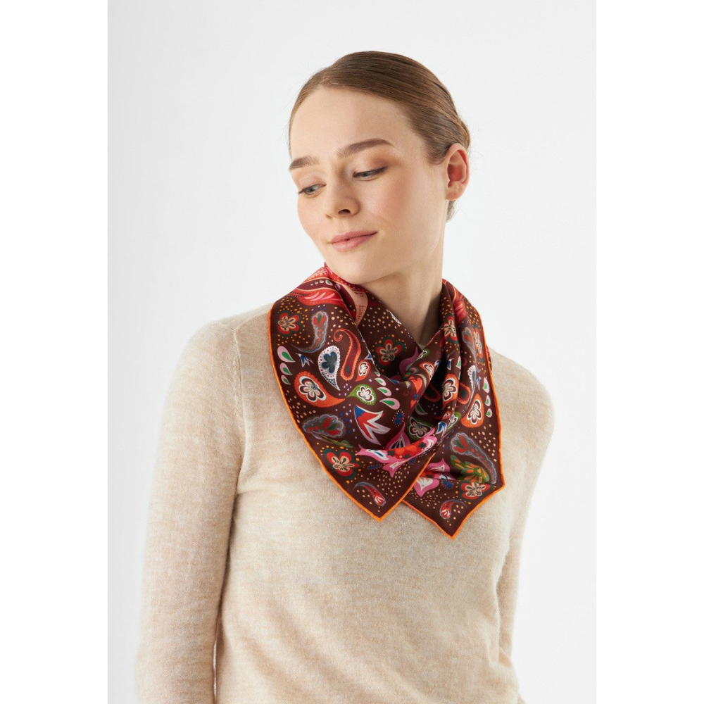 Codello Nickituch mit Paisley-Muster