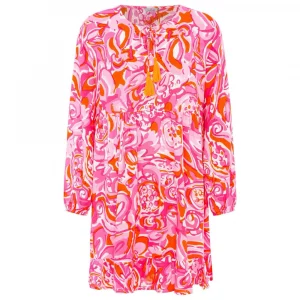 Zwillingsherz Kleid "Aquarell Blumenmeer"