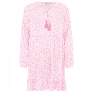 Zwillingsherz Kleid Soft Leo Farbe rosa