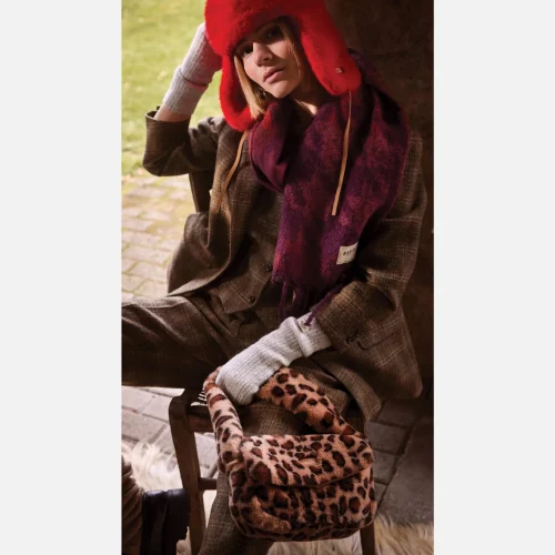 Barts Purida Shoulderbag Umhängetasche mit Leopardenmuster