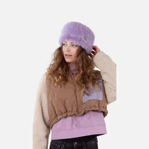 Barts Morade Headband Stirnband aus Kunstpelz Farbe Lila