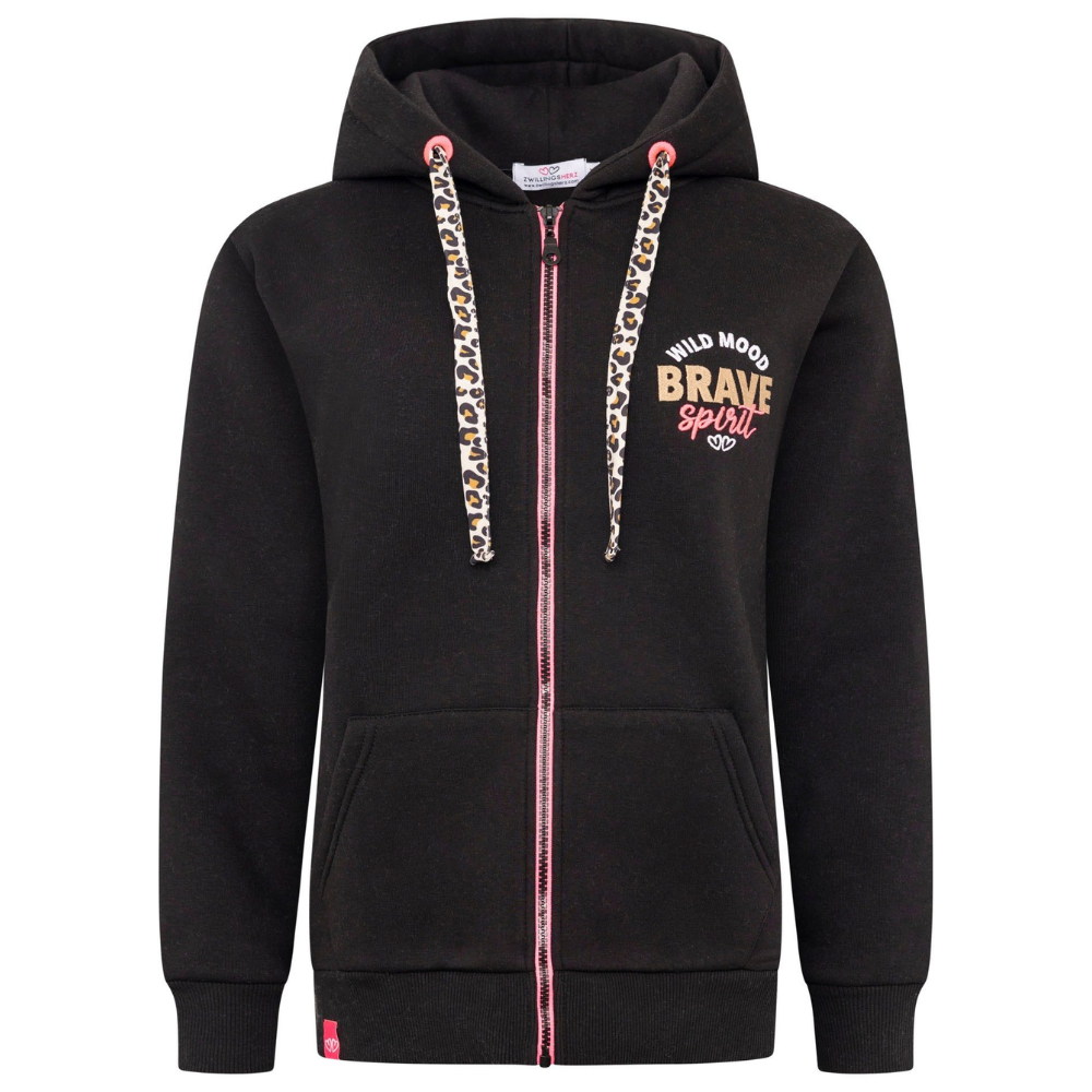 Zwillingsherz Hoodiejacke "Brave Spirit"