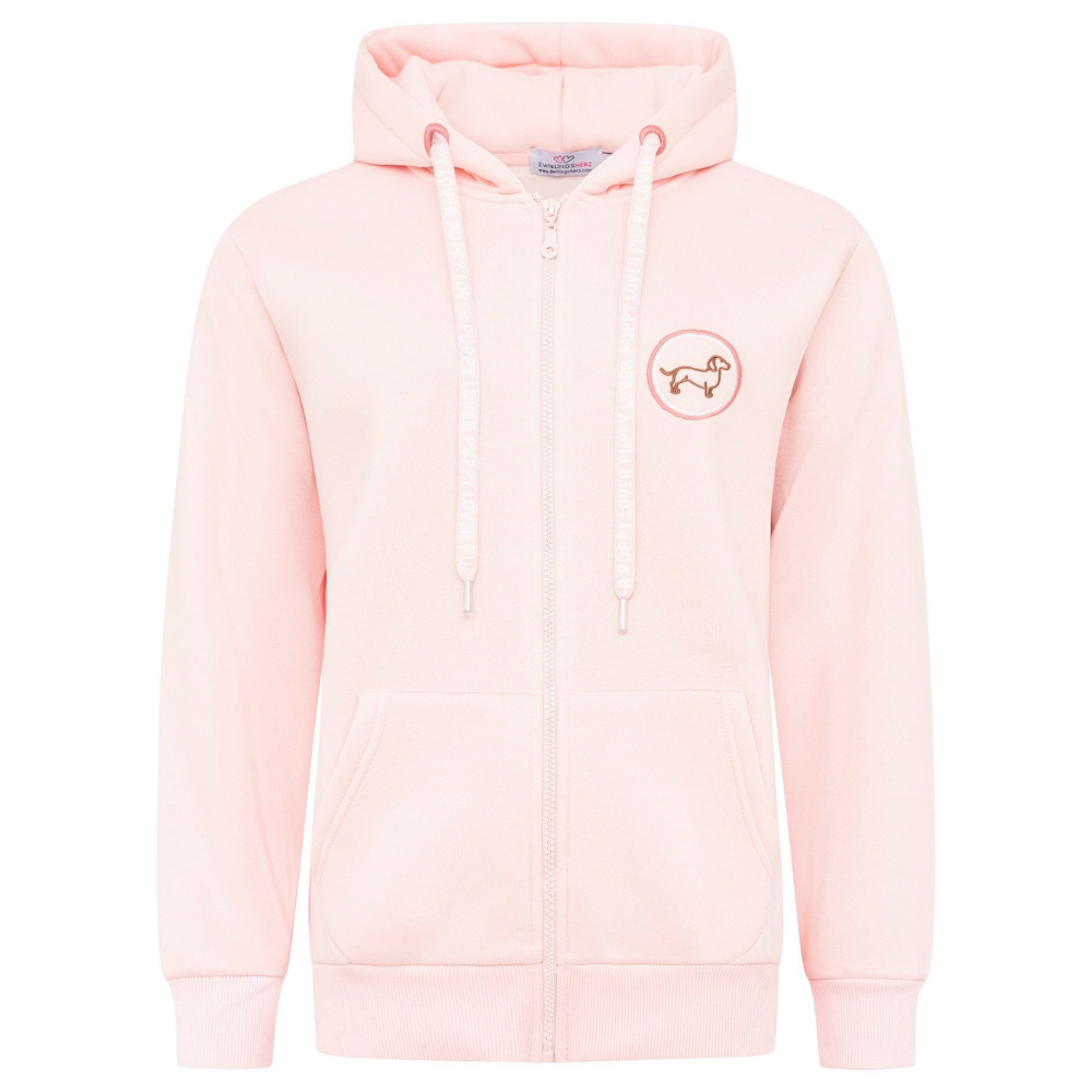 Zwillingsherz Hoodiejacke "Puppy Lover Forever"