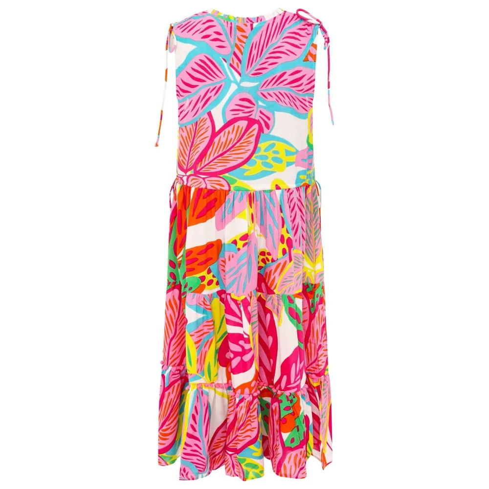 Zwillingsherz Kleid Dschungelpflanzen – Bild 3