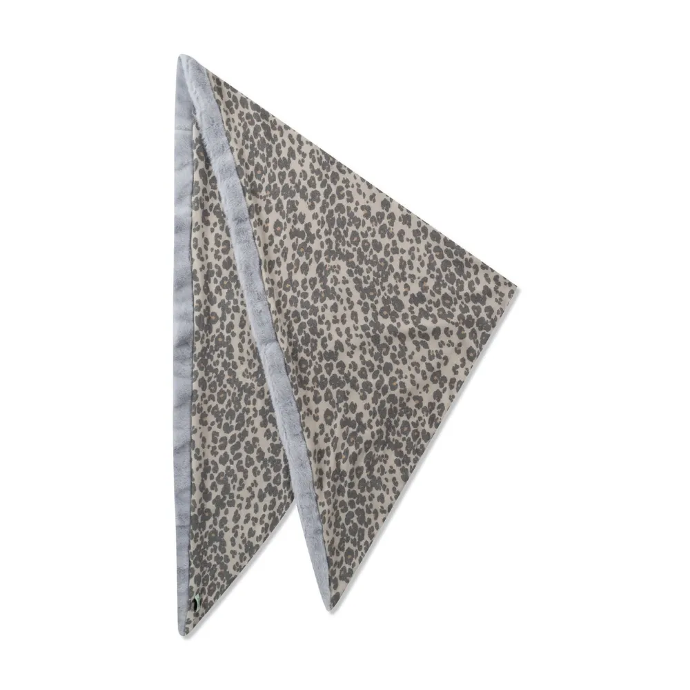 Codello Dreieckstuch Teddyfellrückseite mit Leo-Muster – Bild 3