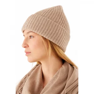 Codello Mütze Rippstrick Farbe Beige