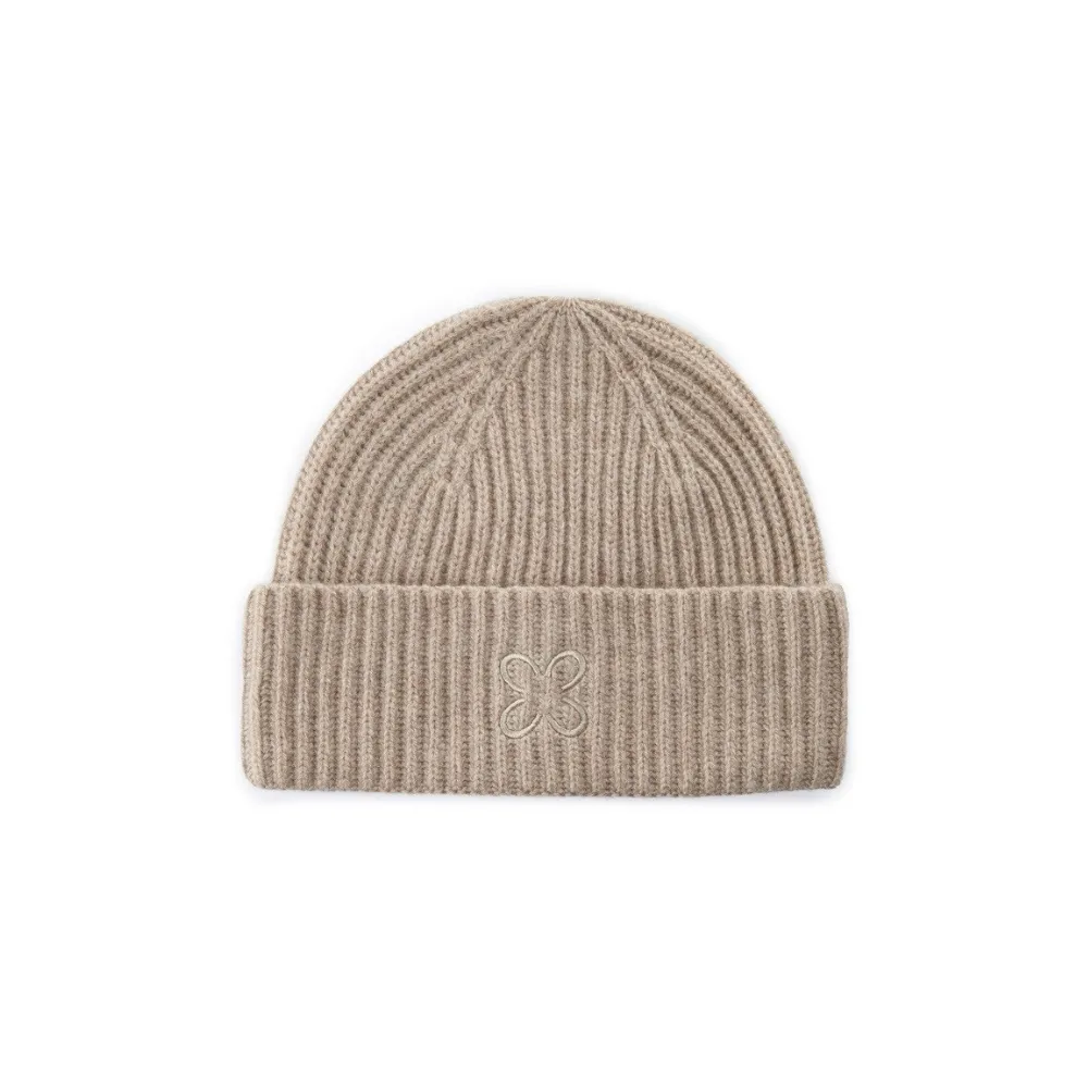 Codello Mütze Rippstrick Farbe Beige – Bild 4