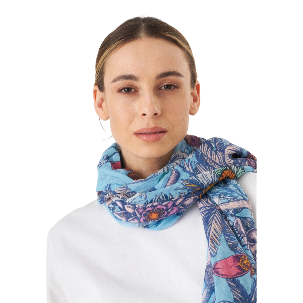 Codello Schal mit Dschungel-Muster – Bild 2