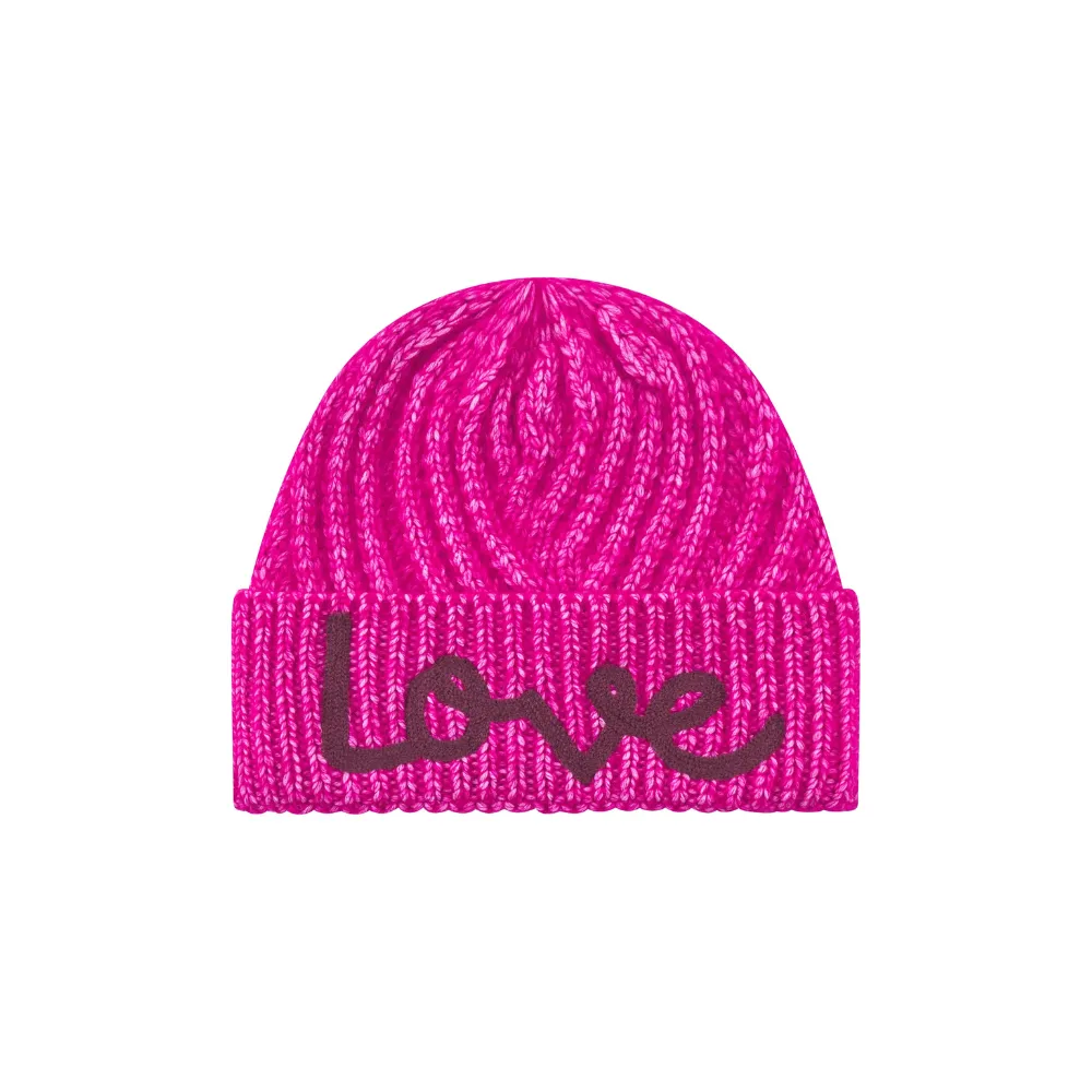 Codello Mütze mit LOVE-Stickerei Farbe Pink – Bild 2