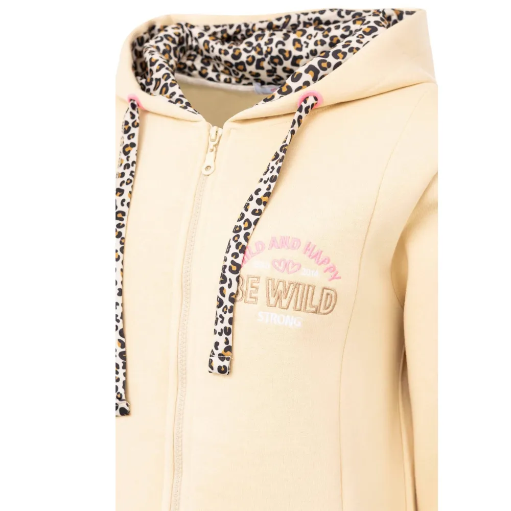 Zwillingsherz Hoodiemantel "Wild and Happy" – Bild 4