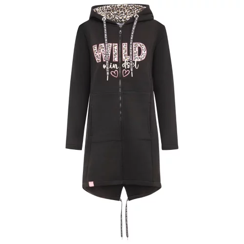 Zwillingsherz Damen Hoodiemantel Wild Mindset
