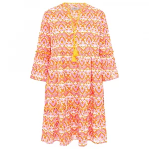 Zwillingsherz Kleid Joyfull Farbe Orange