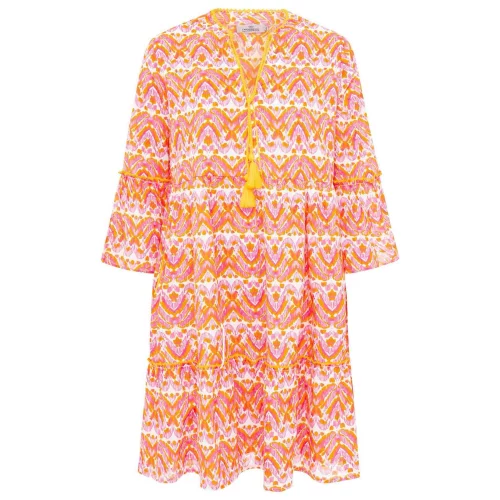 Zwillingsherz Kleid Joyfull Farbe Orange