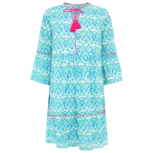 Zwillingsherz Kleid Joyful Farbe Türkis