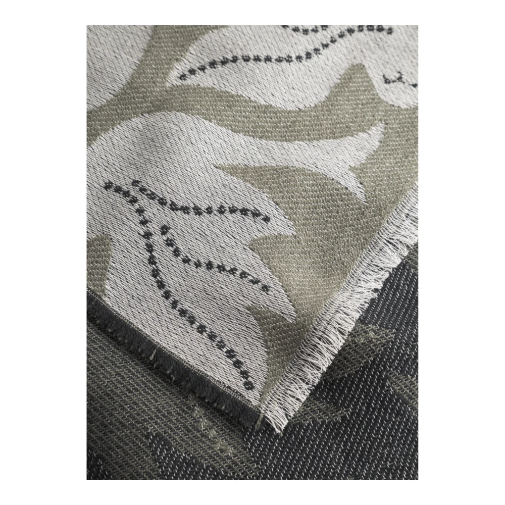 Codello Schal mit PEACE-Statement und Taubenmotiven Farbe Schwarz – Bild 2