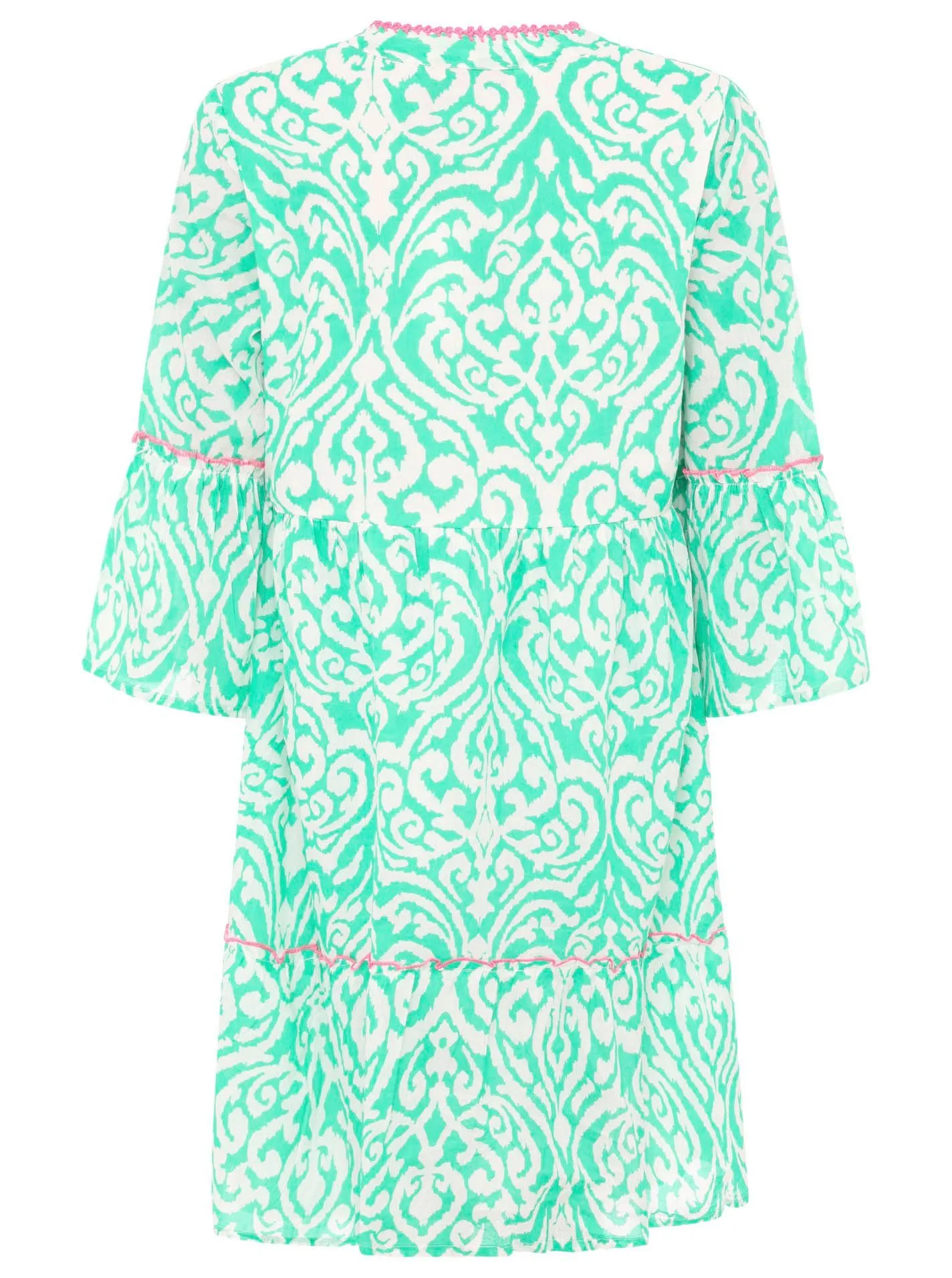 Zwillingsherz Kleid Ornamente Farbe Grün – Bild 2