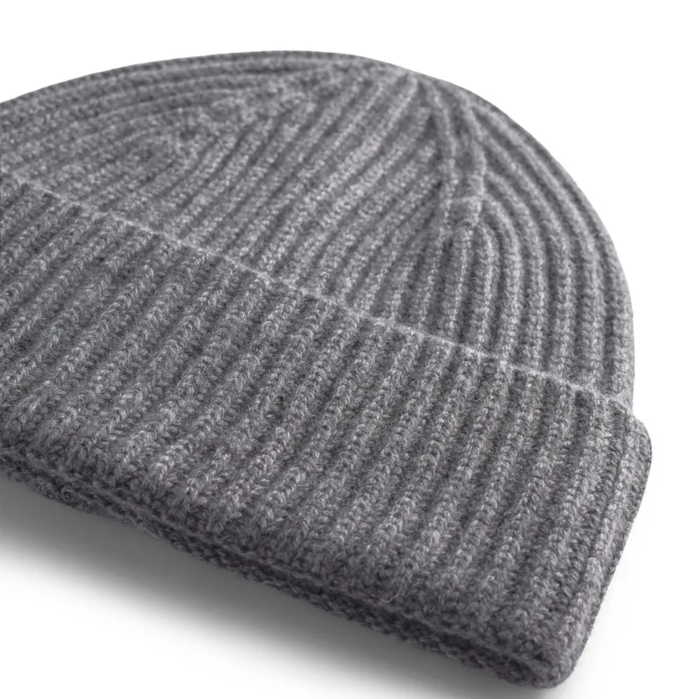 Codello Premium Mütze aus Woll-Kaschmir-Mischung Farbe Grau – Bild 2