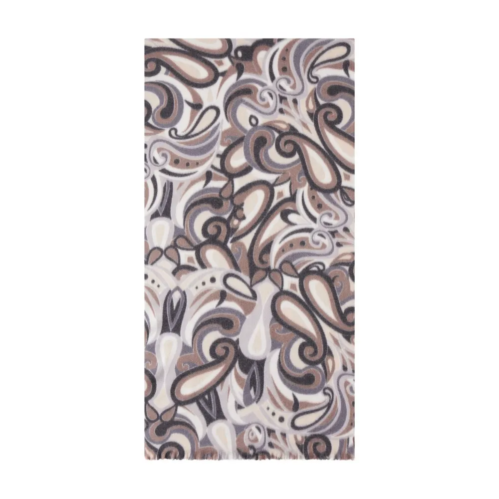 Codello Schal mit Paislay-Muster Farbe Grey – Bild 4