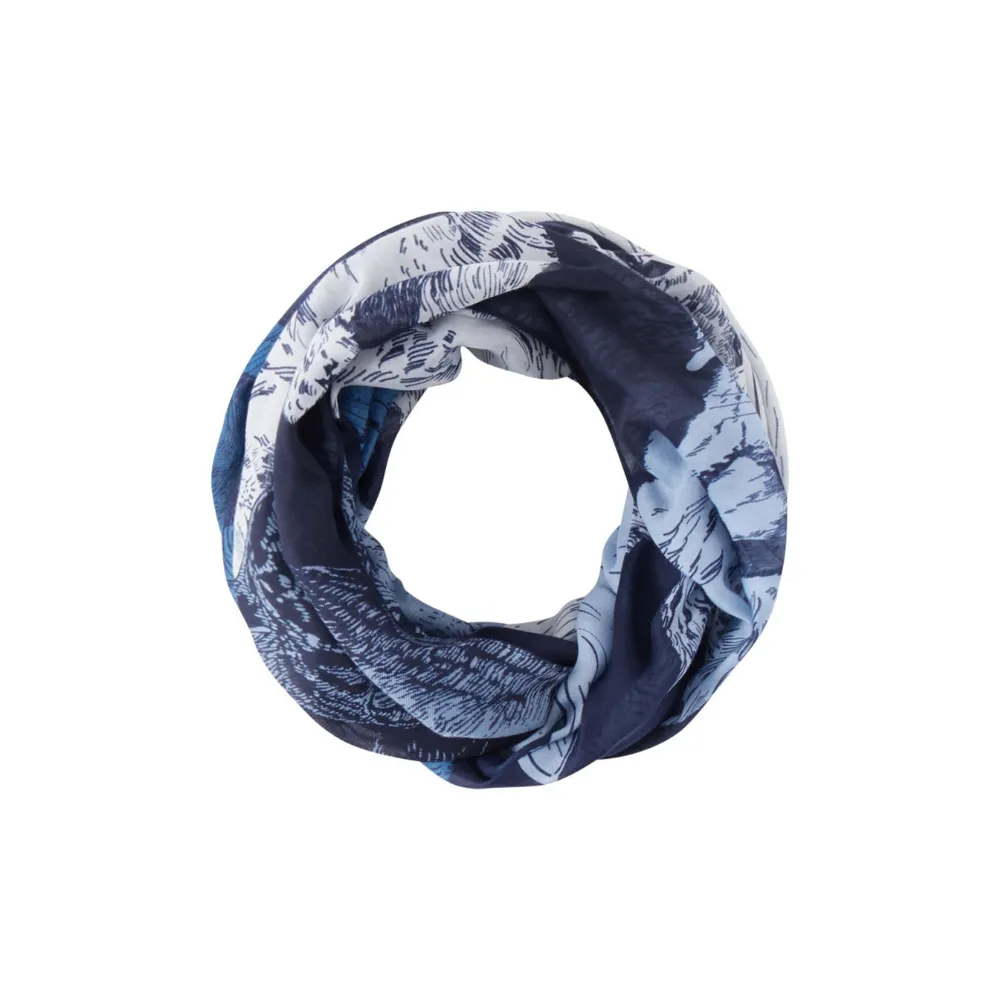 Codello Loop Schal mit Hunde- und Katzenprint Farbe Blau – Bild 6