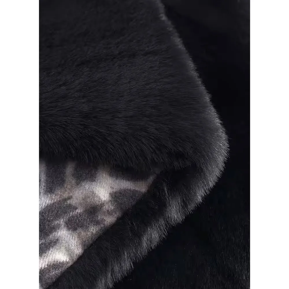 Codello Loop-Schal mit Fellmuster Farbe Grau – Bild 3