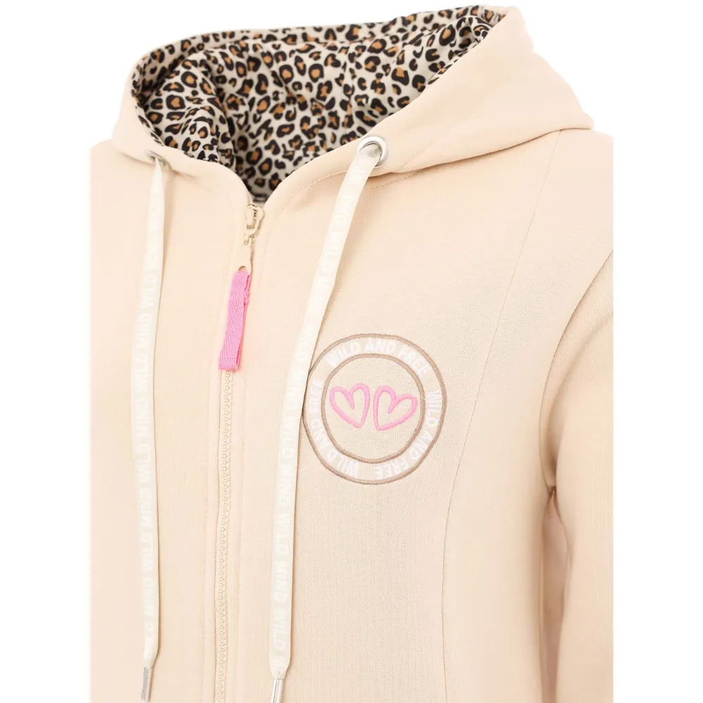 Zwillingsherz Hoodiemantel "Wild Strong Free" – Bild 2