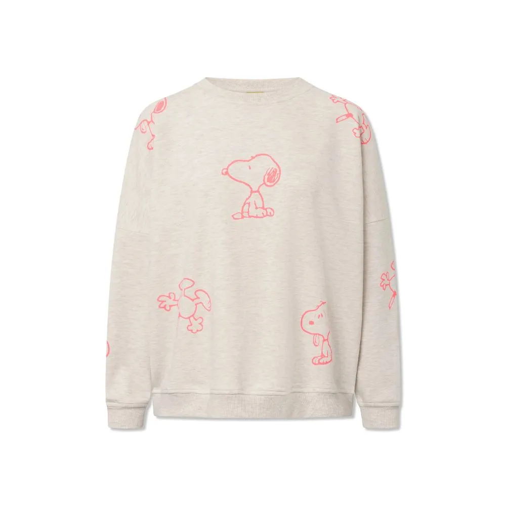 Codello Peanuts Sweatshirt mit Snoopy-Motiven Farbe Beige – Bild 2