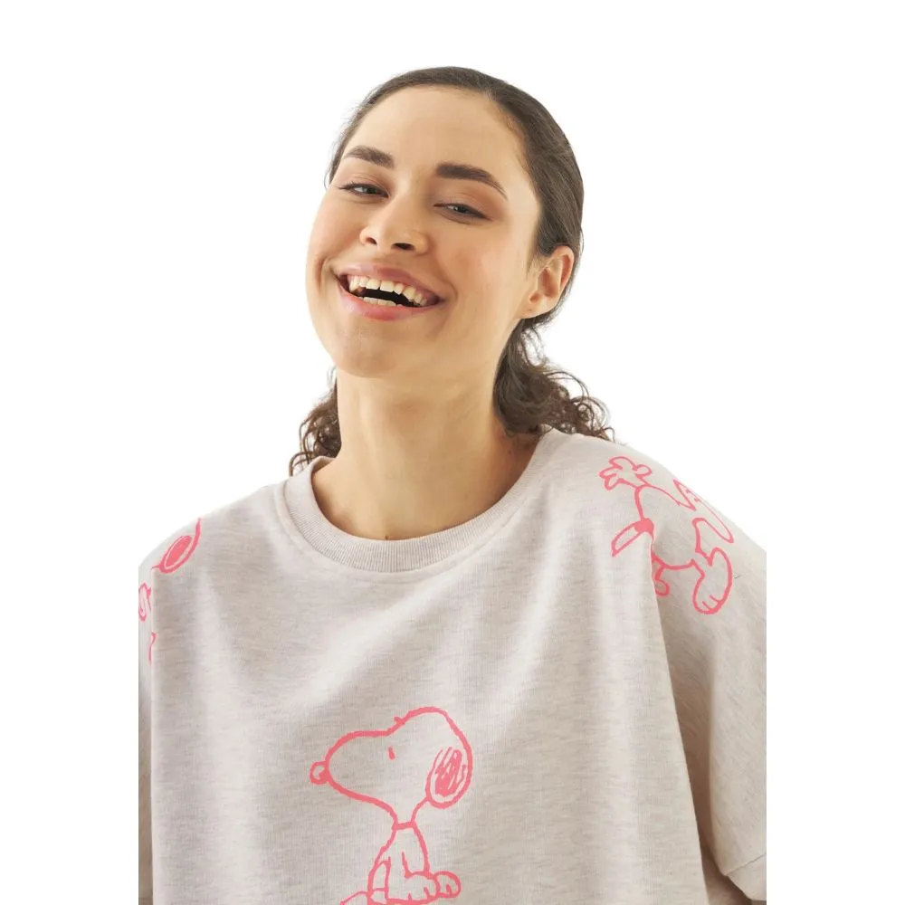 Codello Peanuts Sweatshirt mit Snoopy-Motiven Farbe Beige – Bild 6