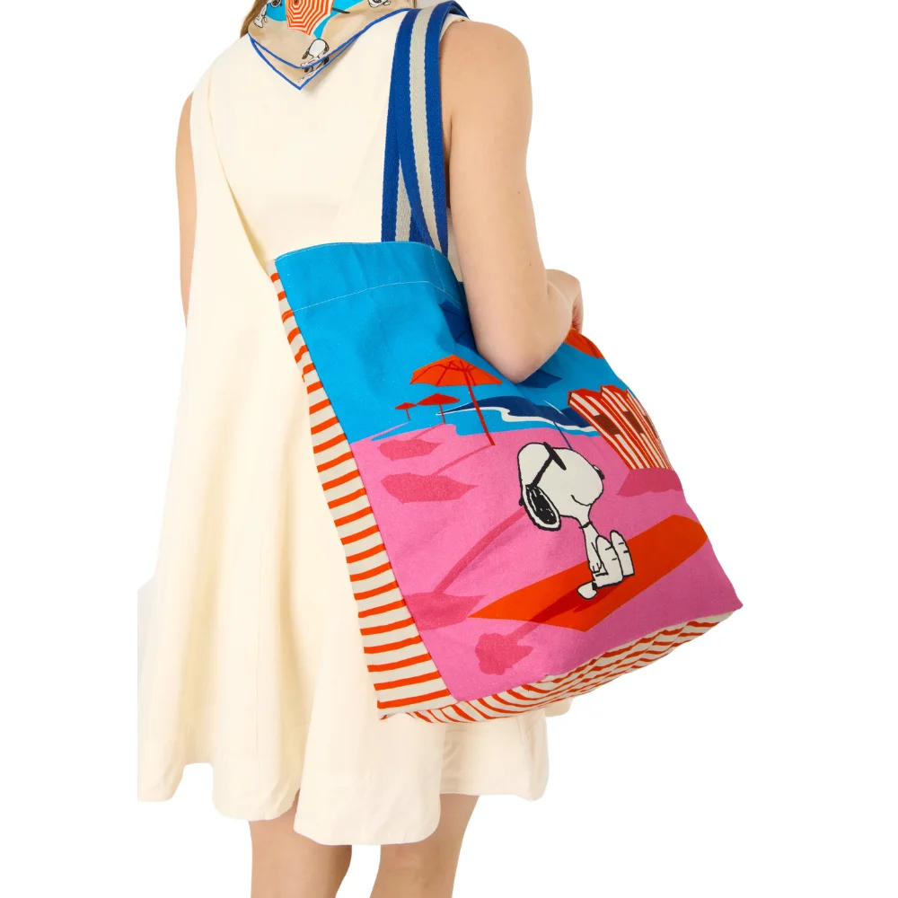 Codello Peanuts Shopper mit Snoopy-Strand Motiv – Bild 3