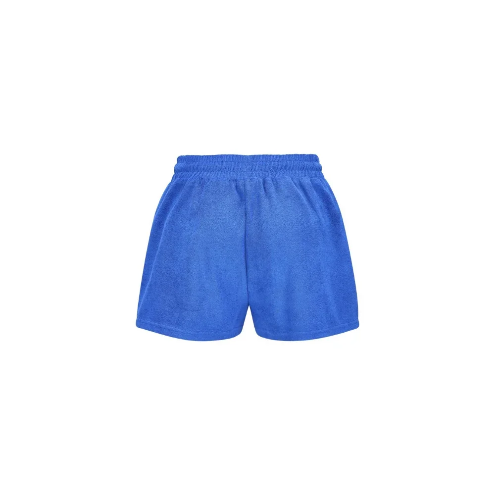 Codello Frottee-Shorts mit Herz-Stickerei Farbe Blau – Bild 4