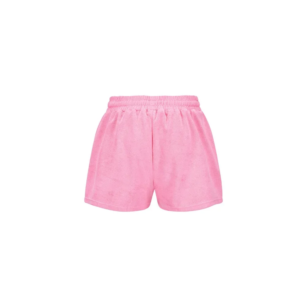 Codello Frottee-Shorts mit Herz-Stickerei Farbe Pink – Bild 4