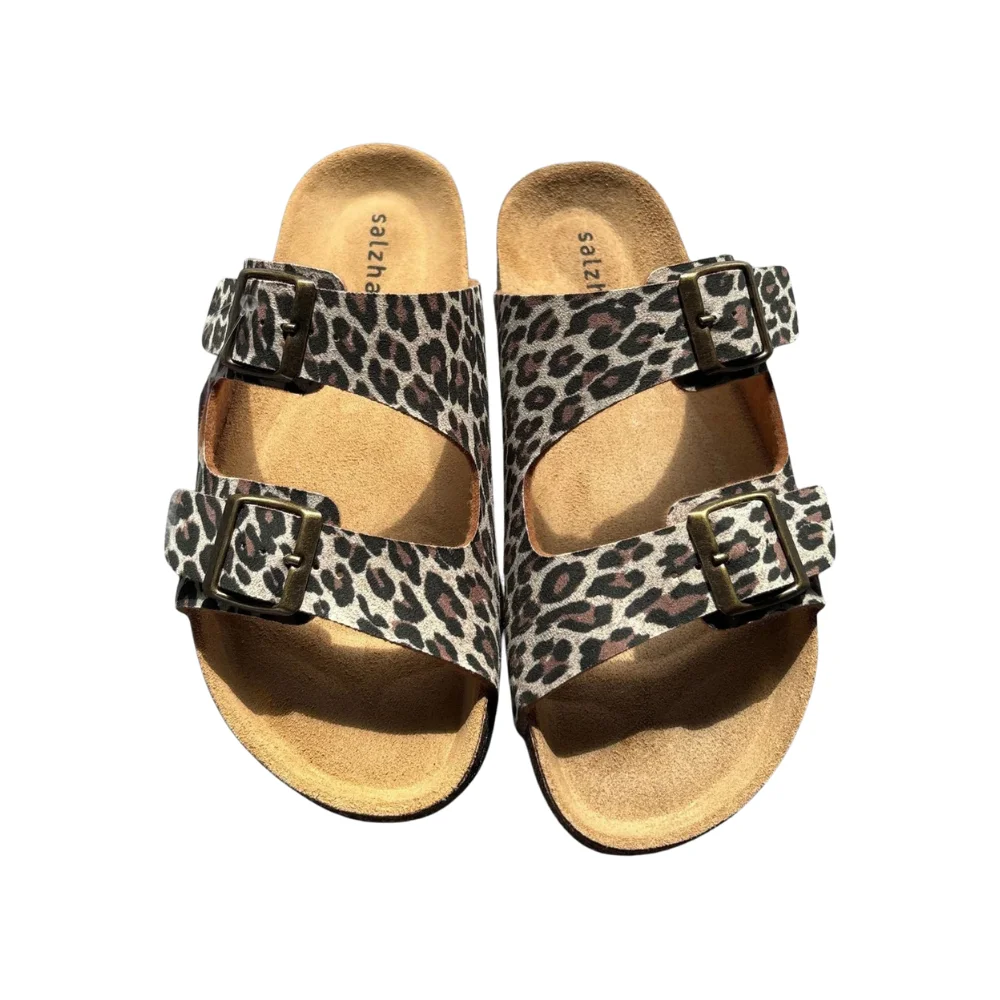 Salzhaut Damen Sommerschuhe Sandalen Latschen – Bild 3